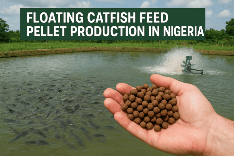 Floating Catfish Feed Pellet Production in Nigeria Featured Image