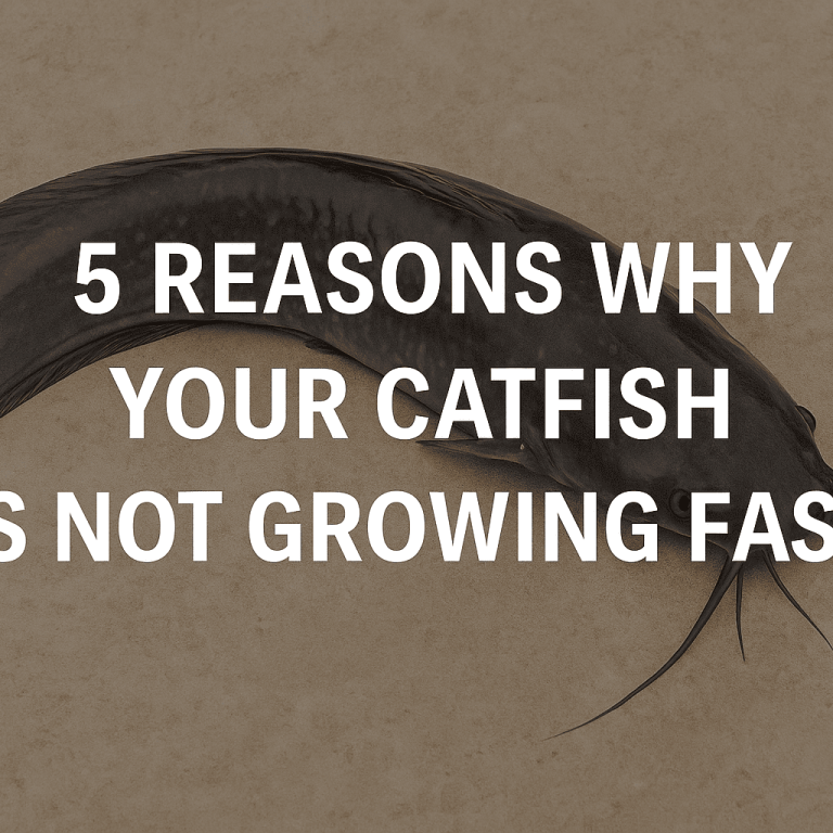 5 Reasons Why Your Catfish Is Not Growing Fast