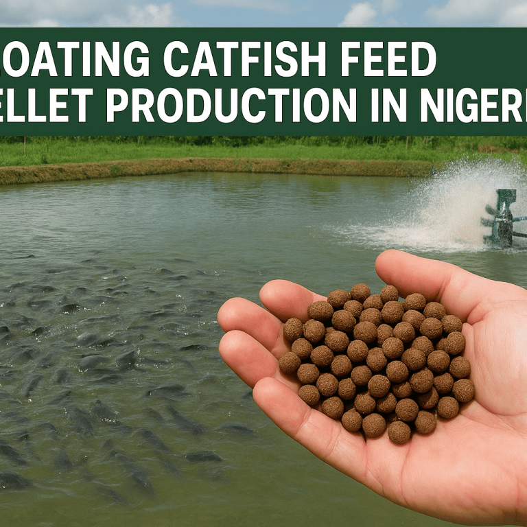 Floating Catfish Feed Pellet Production in Nigeria Featured Image